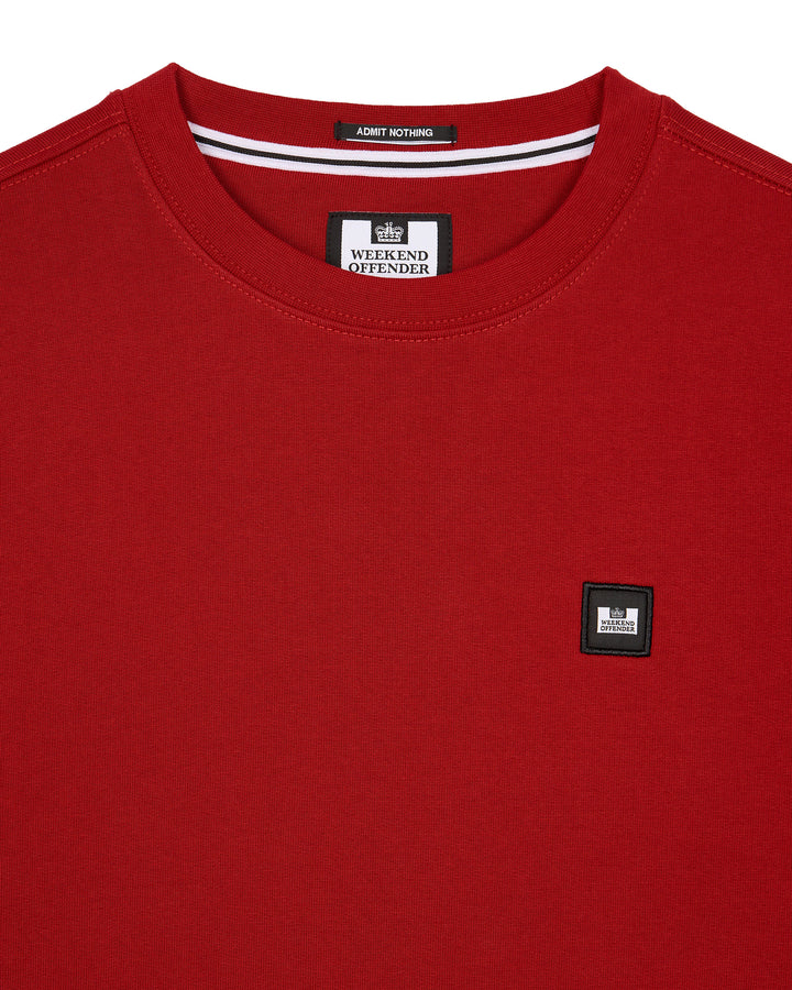 Weekend Offender Ferrer Sweatshirt Scarlet Red - SWAW2309
