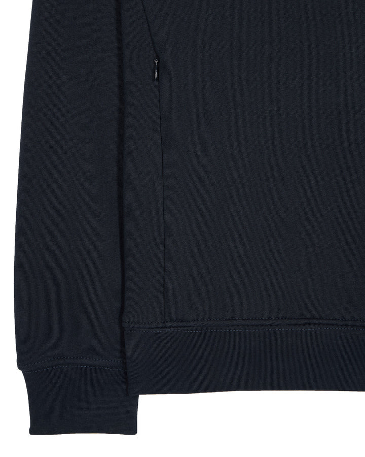 Weekend Offender Faraone Quarter Zip Sweatshirt Navy - SWAW2310