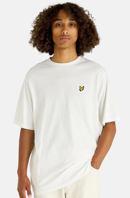 Lyle and Scott Ski Slope Graphic T-Shirt White Out - TS1921V