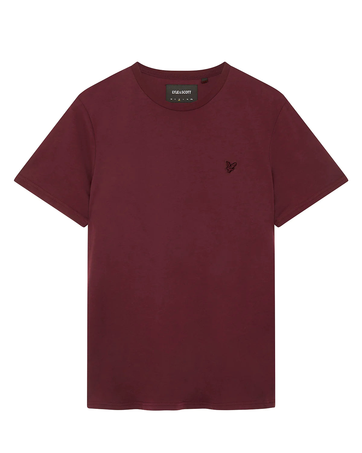 Lyle and Scott Tonal Eagle T-Shirt Burgundy - TS400TON