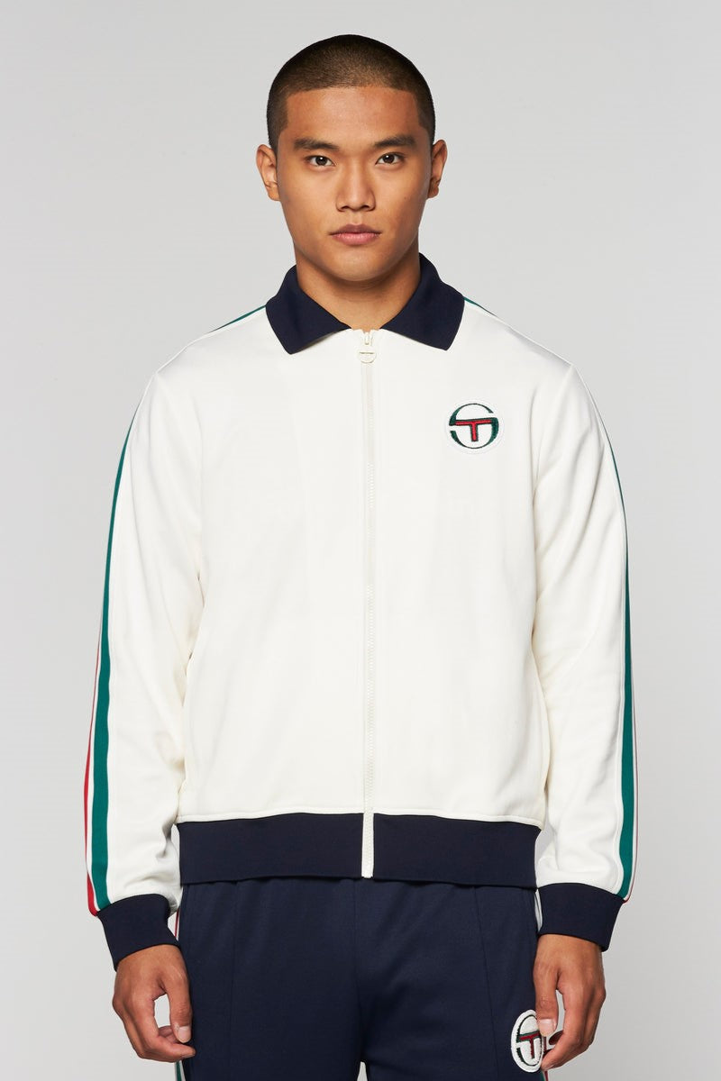 Sergio Tacchini Monte Track Jacket in Gardenia - STM27300-108 # Dr.Kruger #Dr Kruger